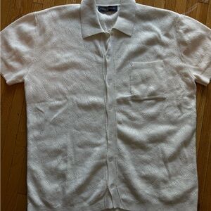 White Louis Vuitton Knit Shirt Monogram